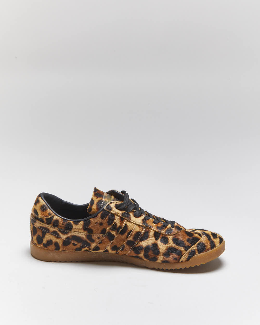 Vintage Gola Leopard Print Calf Hide Trainers - UK6
