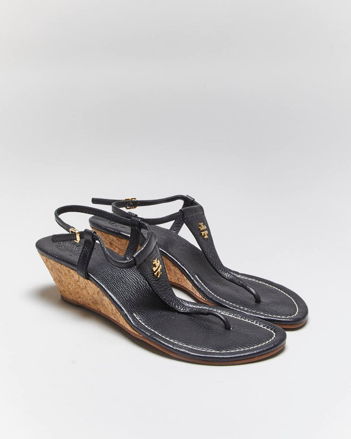 Vintage 00s Tory Burch Wedge Sandals - UK7