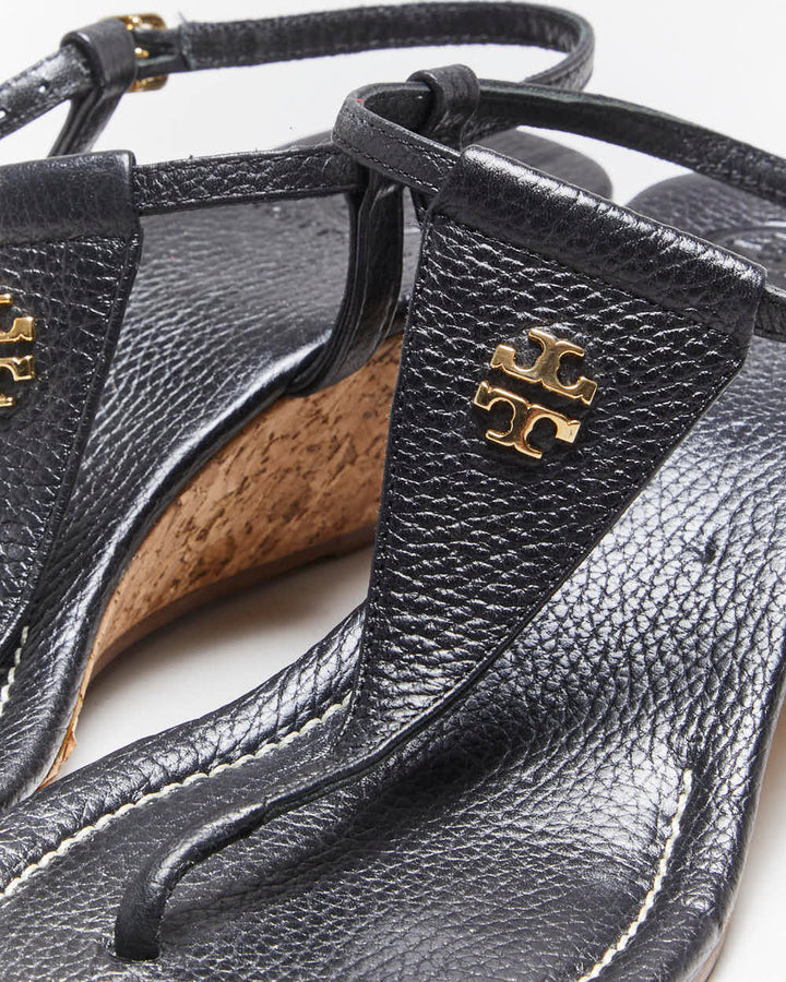 Vintage 00s Tory Burch Wedge Sandals - UK7
