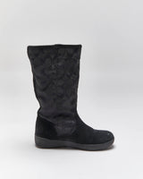 Vintage Y2k 00s Coach Monogram Boots - UK4