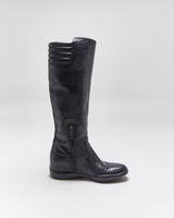 Vintage 90s Prada Biker Boots - Uk3