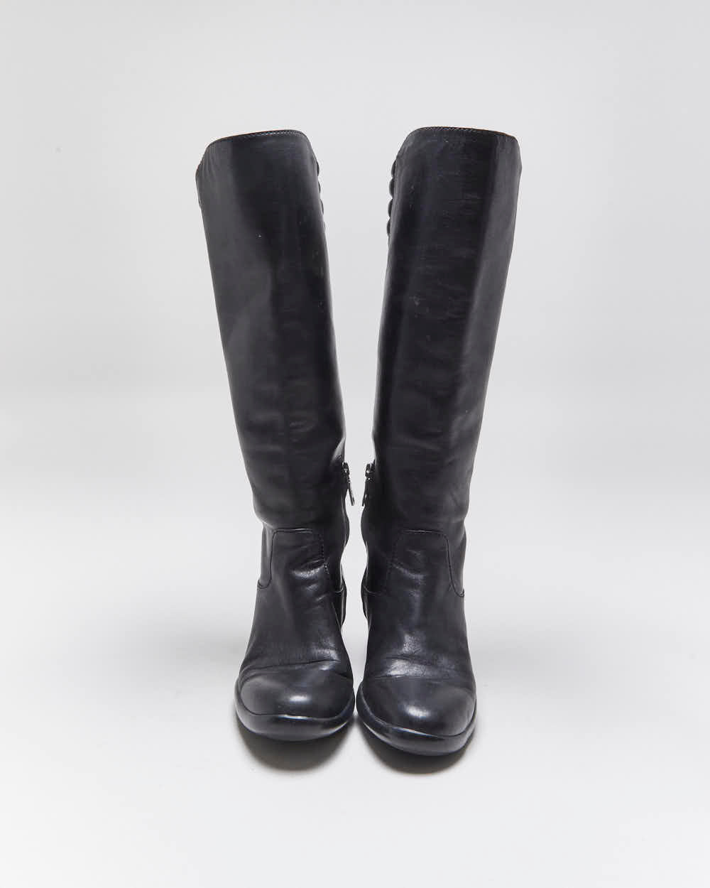 Vintage 90s Prada Biker Boots - Uk3