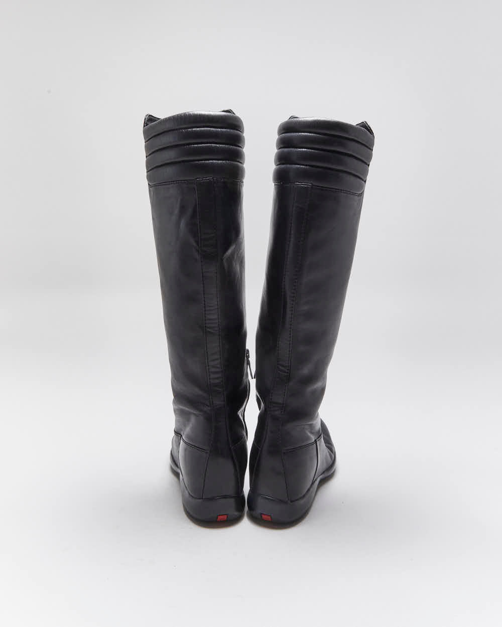 Vintage 90s Prada Biker Boots - Uk3