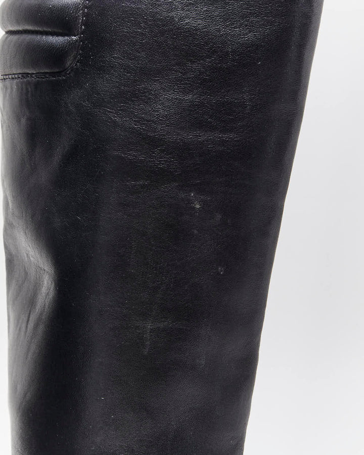 Vintage 90s Prada Biker Boots - Uk3