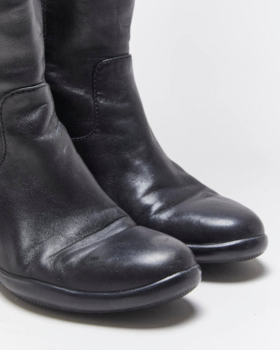 Vintage 90s Prada Biker Boots - Uk3