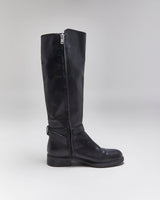 Coach Leather Riding Style Boots - UK3
