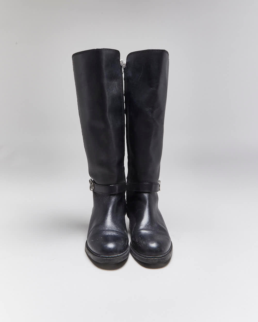 Coach Leather Riding Style Boots - UK3