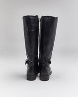 Coach Leather Riding Style Boots - UK3