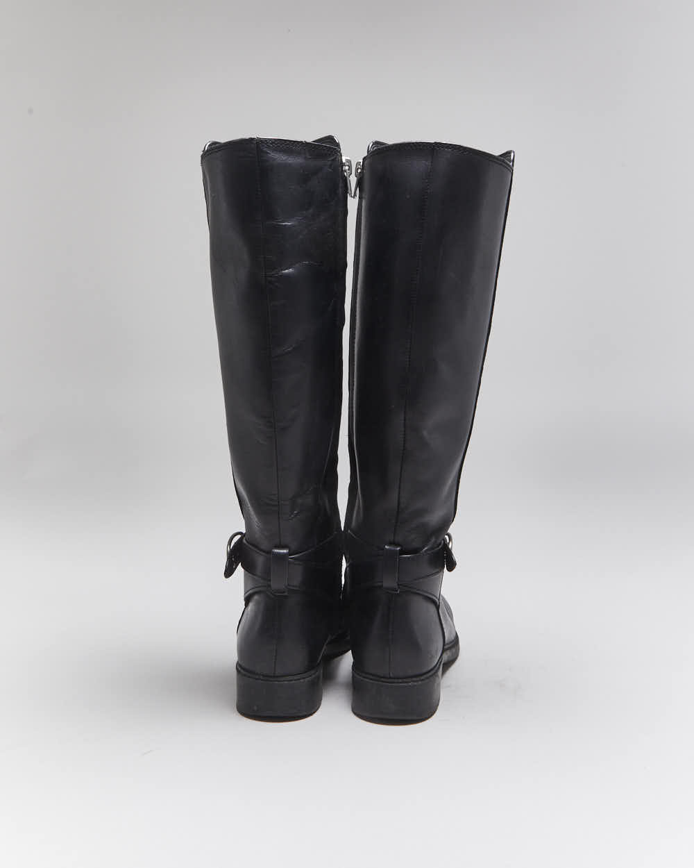Coach Leather Riding Style Boots - UK3