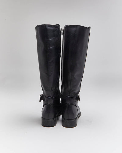 Coach Leather Riding Style Boots - UK3