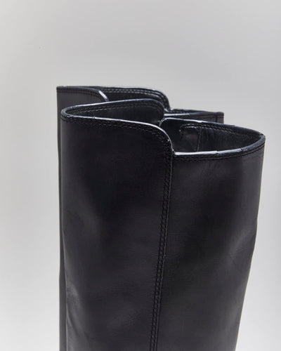 Coach Leather Riding Style Boots - UK3