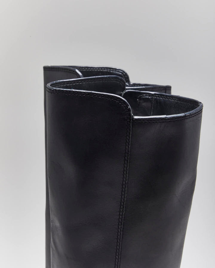 Coach Leather Riding Style Boots - UK3
