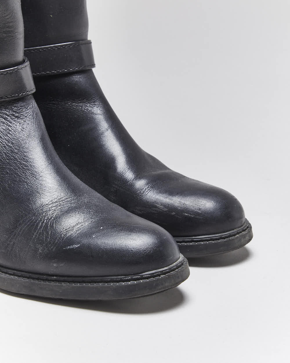 Coach Leather Riding Style Boots - UK3