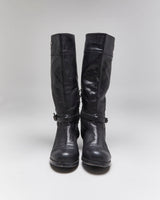 Vintage Prada Leather Riding Boots - UK6