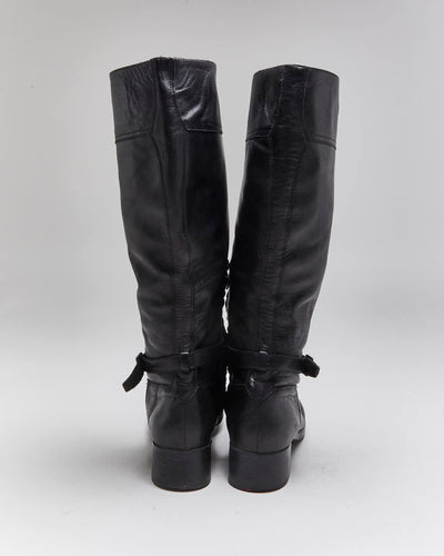 Vintage Prada Leather Riding Boots - UK6