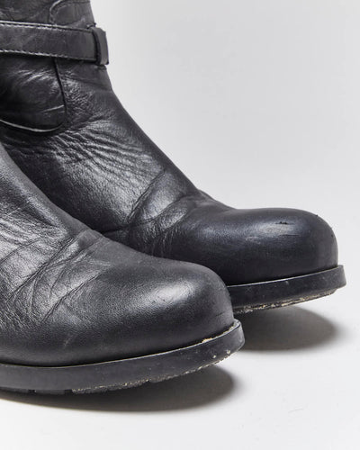 Vintage Prada Leather Riding Boots - UK6