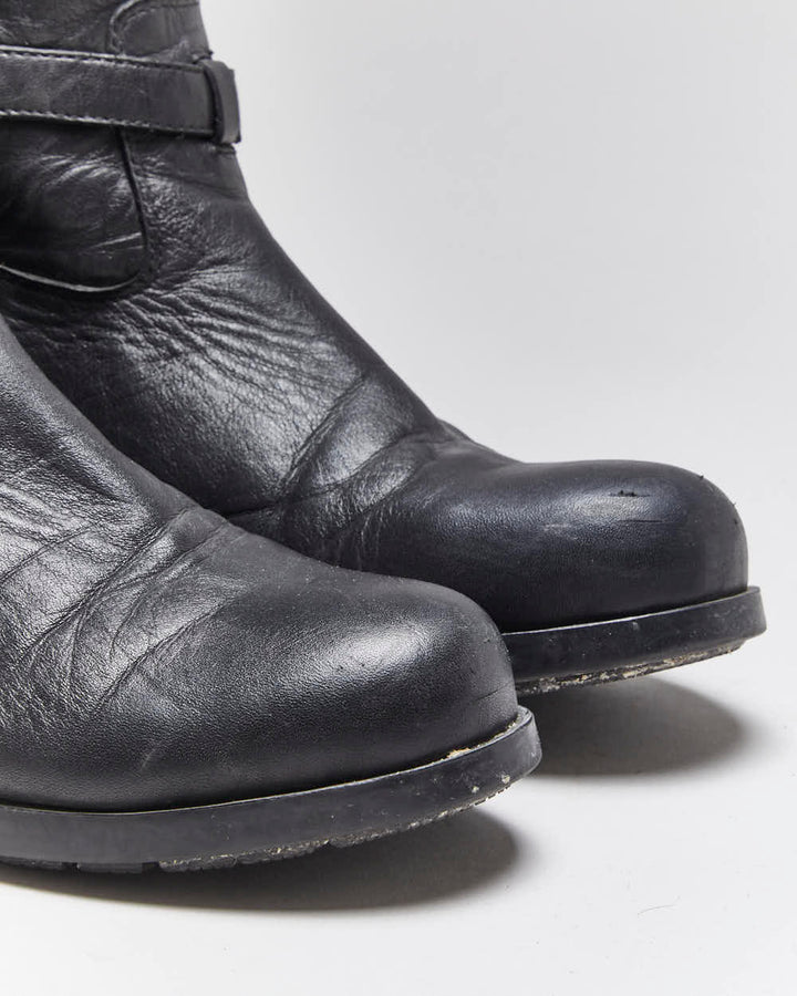 Vintage Prada Leather Riding Boots - UK6