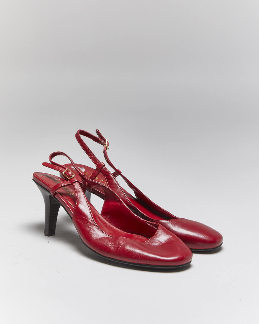 Vintage Ralph Lauren Sling Back Kitten Heels - UK5
