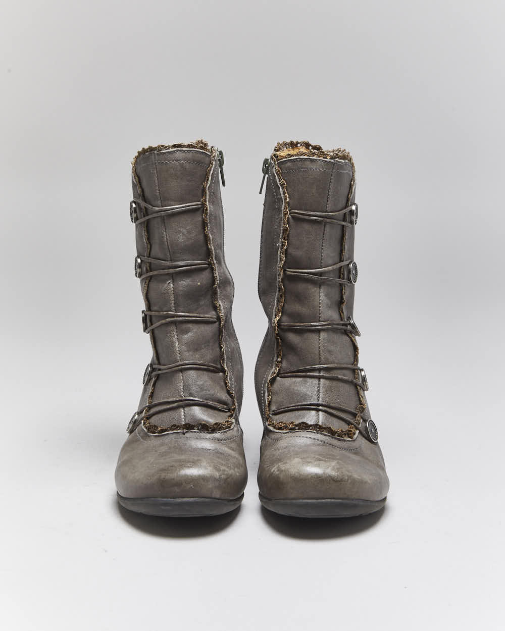 Vintage Brako Lace-up Boots - UK5