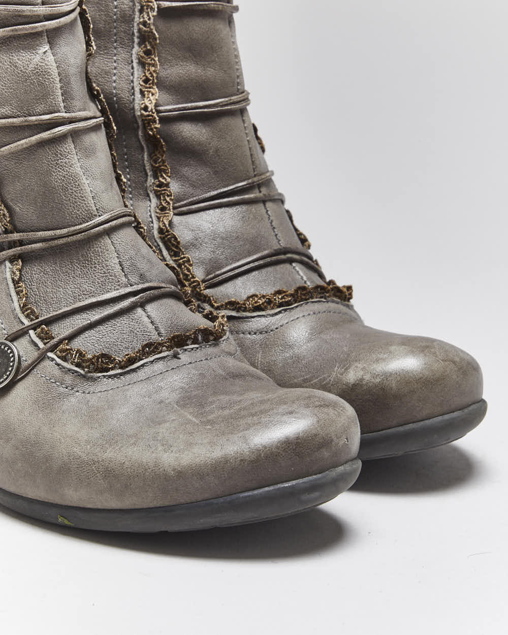 Vintage Brako Lace-up Boots - UK5