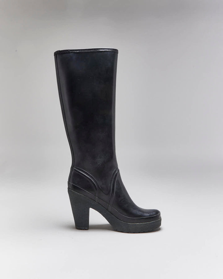 Hunter Heeled Wellington Boots - UK8