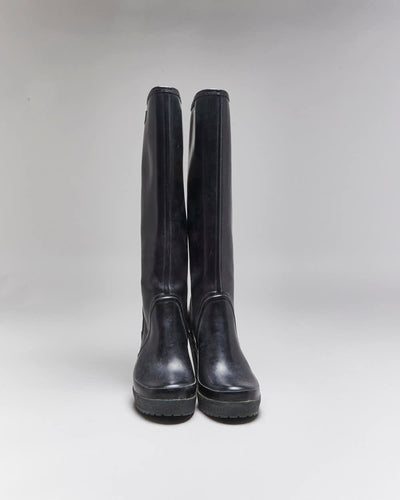 Hunter Heeled Wellington Boots - UK8