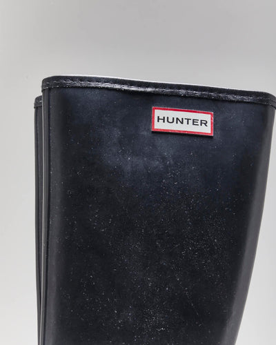 Hunter Heeled Wellington Boots - UK8