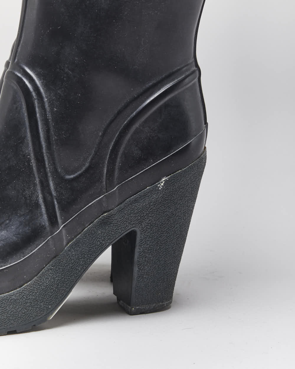 Hunter Heeled Wellington Boots - UK8