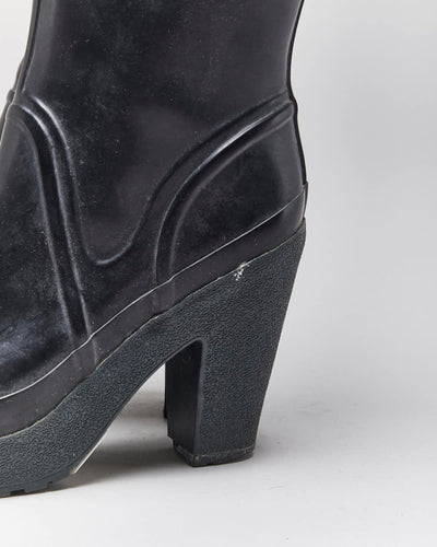 Hunter Heeled Wellington Boots - UK8