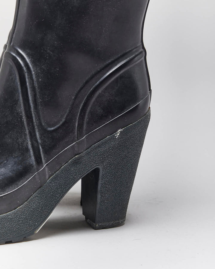 Hunter Heeled Wellington Boots - UK8