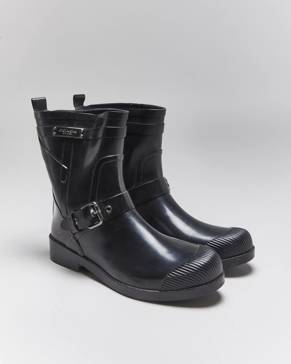 Coach Short Wellington Boots - UK5