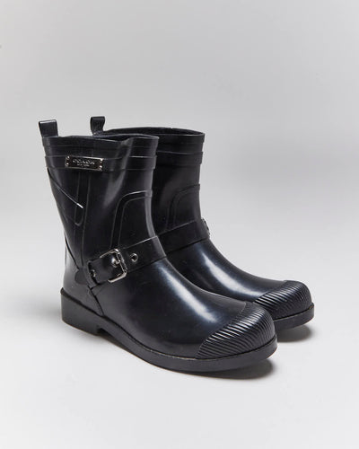 Coach Short Wellington Boots - UK5