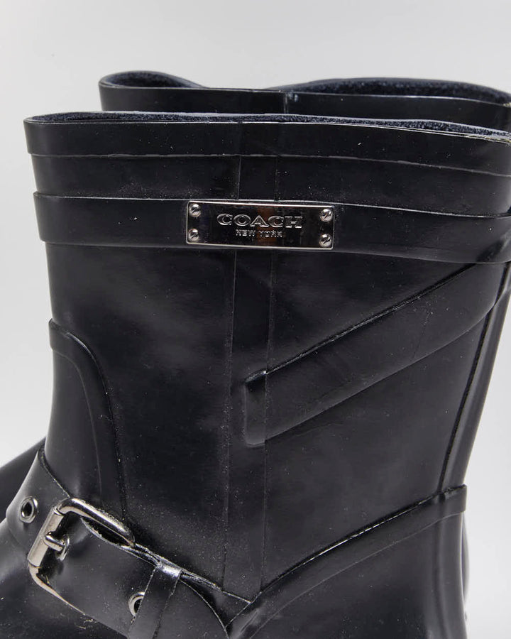 Coach Short Wellington Boots - UK5