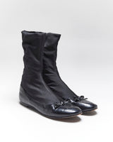 Vintage Y2K 00s Marc Jacobs Patent Leather Slip On Sock Flats - UK4