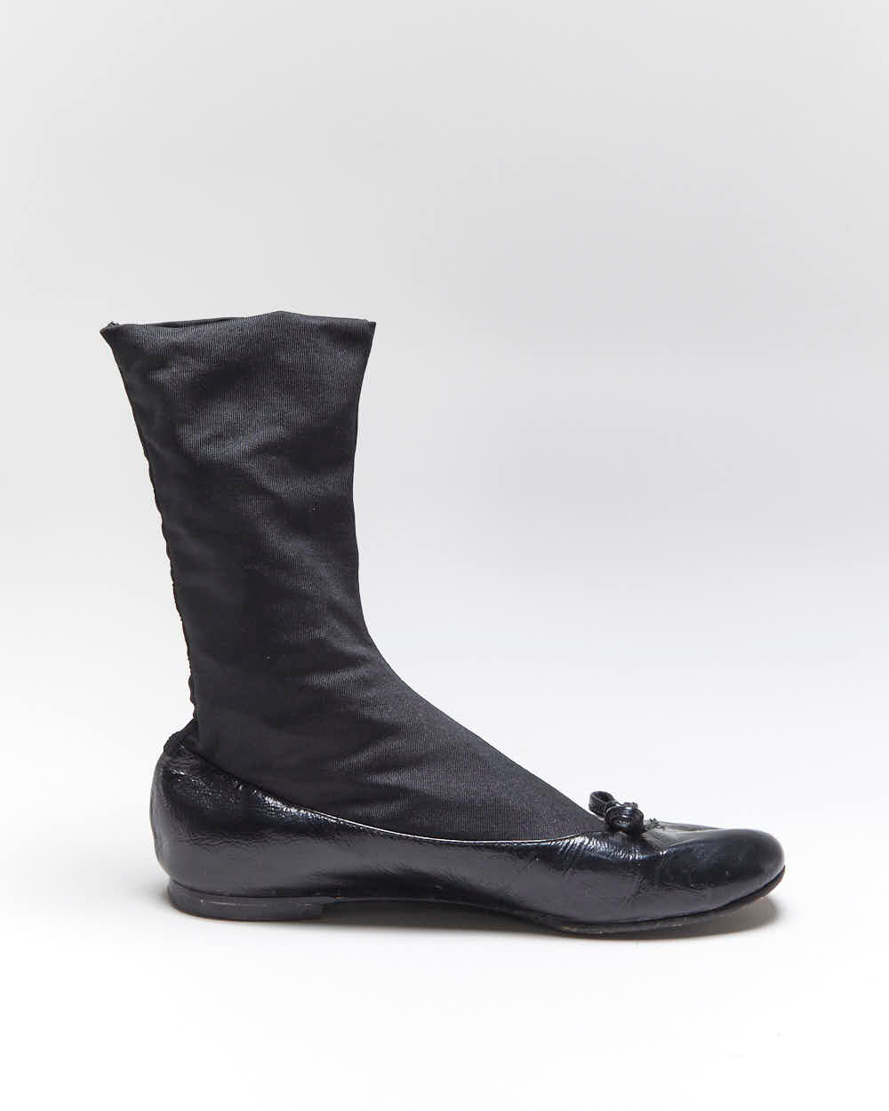 Vintage Y2K 00s Marc Jacobs Patent Leather Slip On Sock Flats - UK4