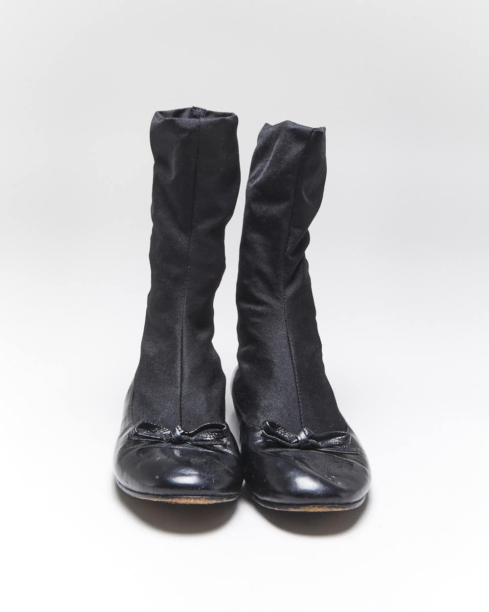 Vintage Y2K 00s Marc Jacobs Patent Leather Slip On Sock Flats - UK4