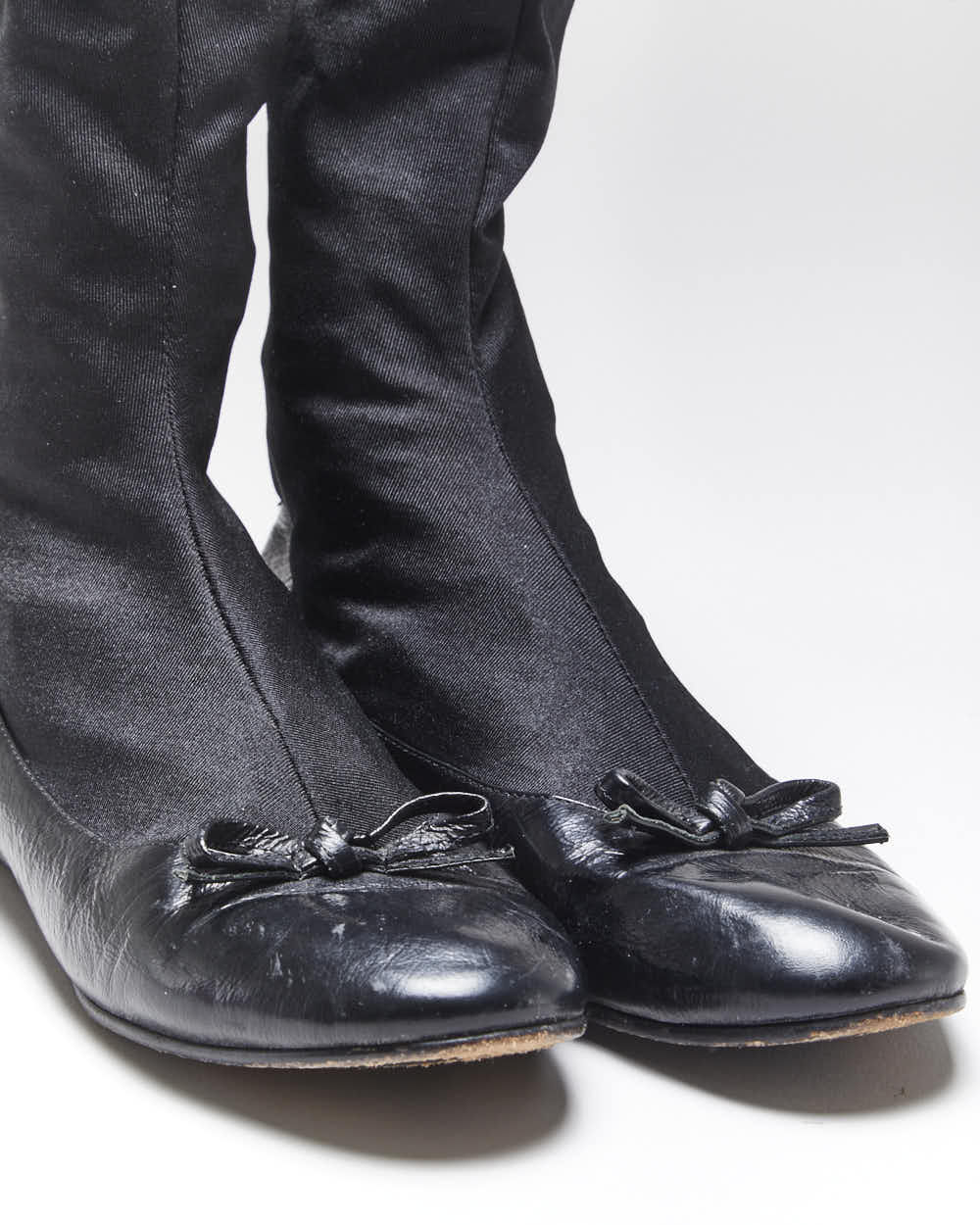 Vintage Y2K 00s Marc Jacobs Patent Leather Slip On Sock Flats - UK4