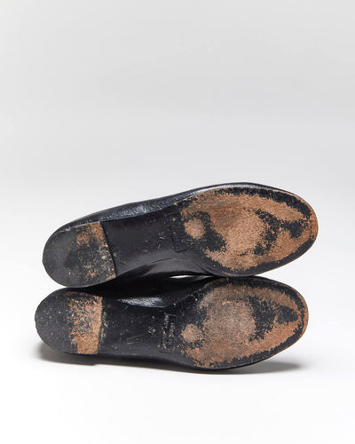 Vintage Y2K 00s Marc Jacobs Patent Leather Slip On Sock Flats - UK4