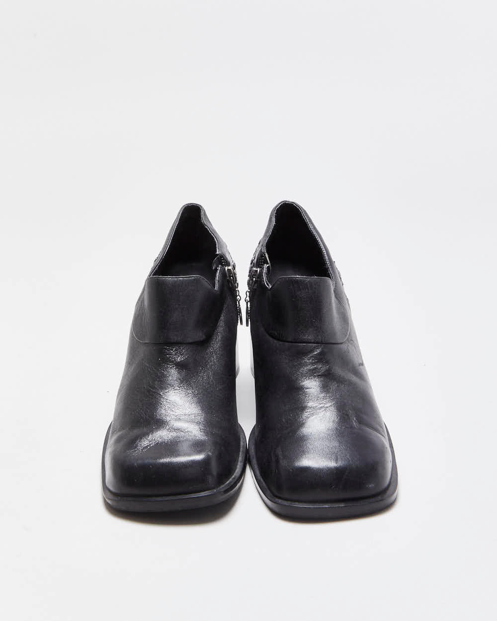 Vintage Harley Davidson Square Toe Heels - UK6.5