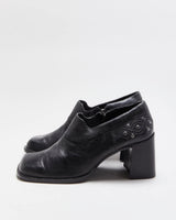 Vintage Harley Davidson Square Toe Heels - UK6.5