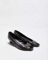 Vintage Fendi Patent Kitten Heels - UK4.5