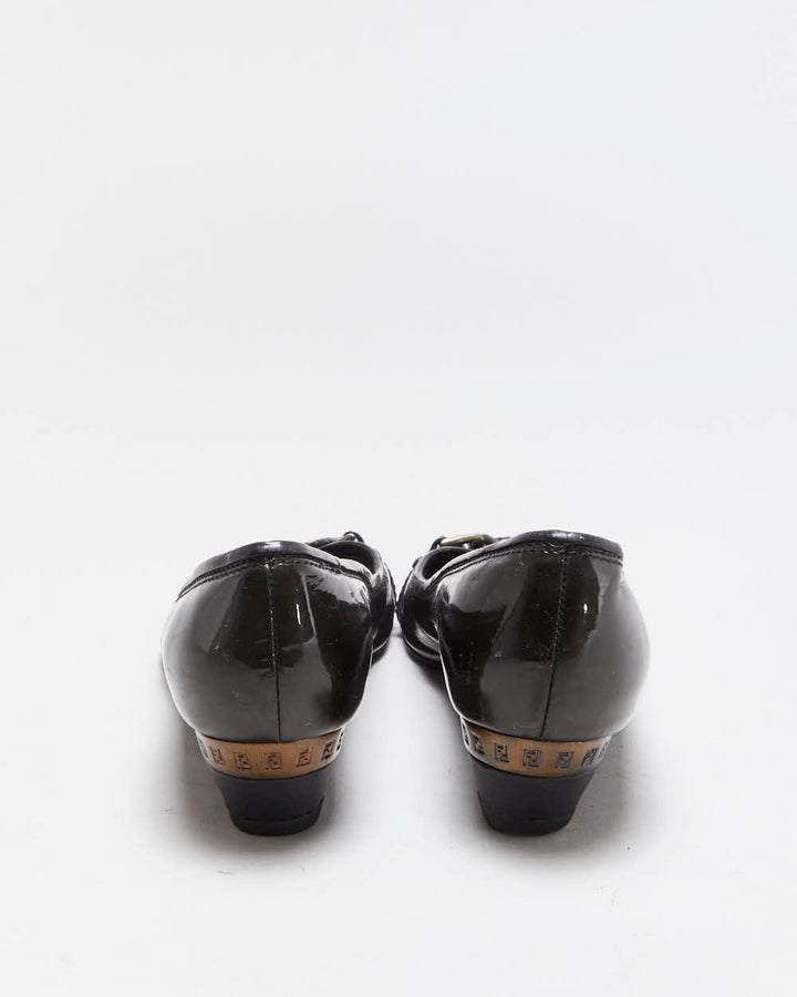 Vintage Fendi Patent Kitten Heels - UK4.5