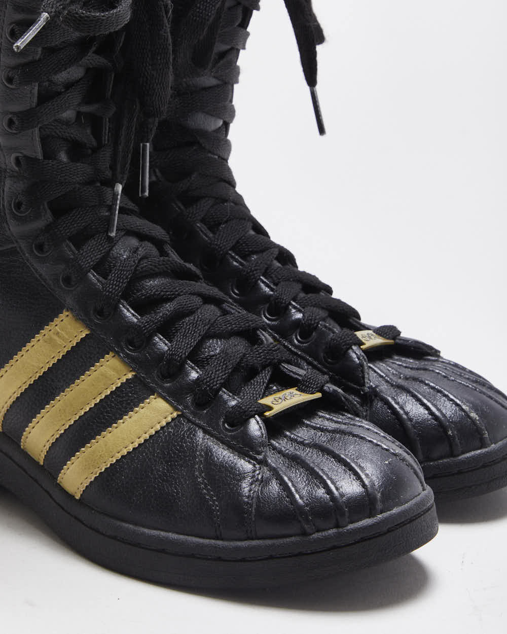 Vintage Y2k 00s Adidas x Missy Elliot Remix Superstar Boxing Boots - UK5.5