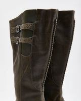 Vintage 00s Keen Leather Buckle Boots - UK5.5