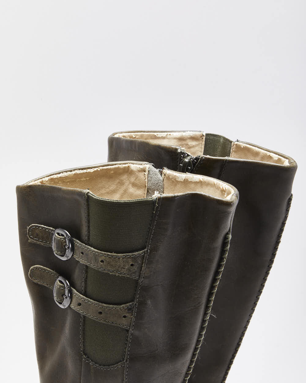 Vintage 00s Keen Leather Buckle Boots - UK5.5
