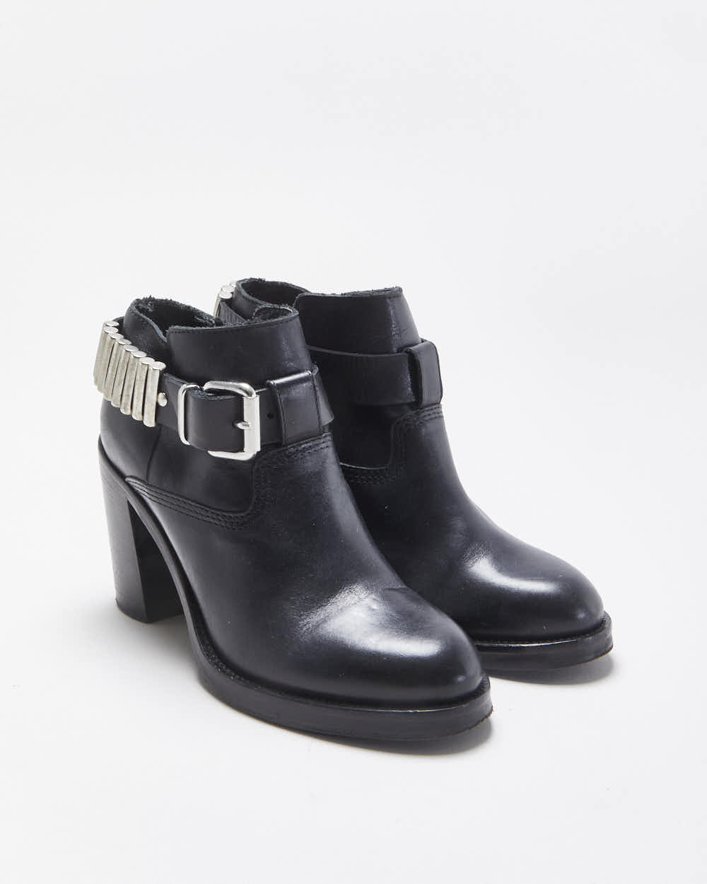 Alexander McQueen Wick Bullet Ankle Boots - UK5