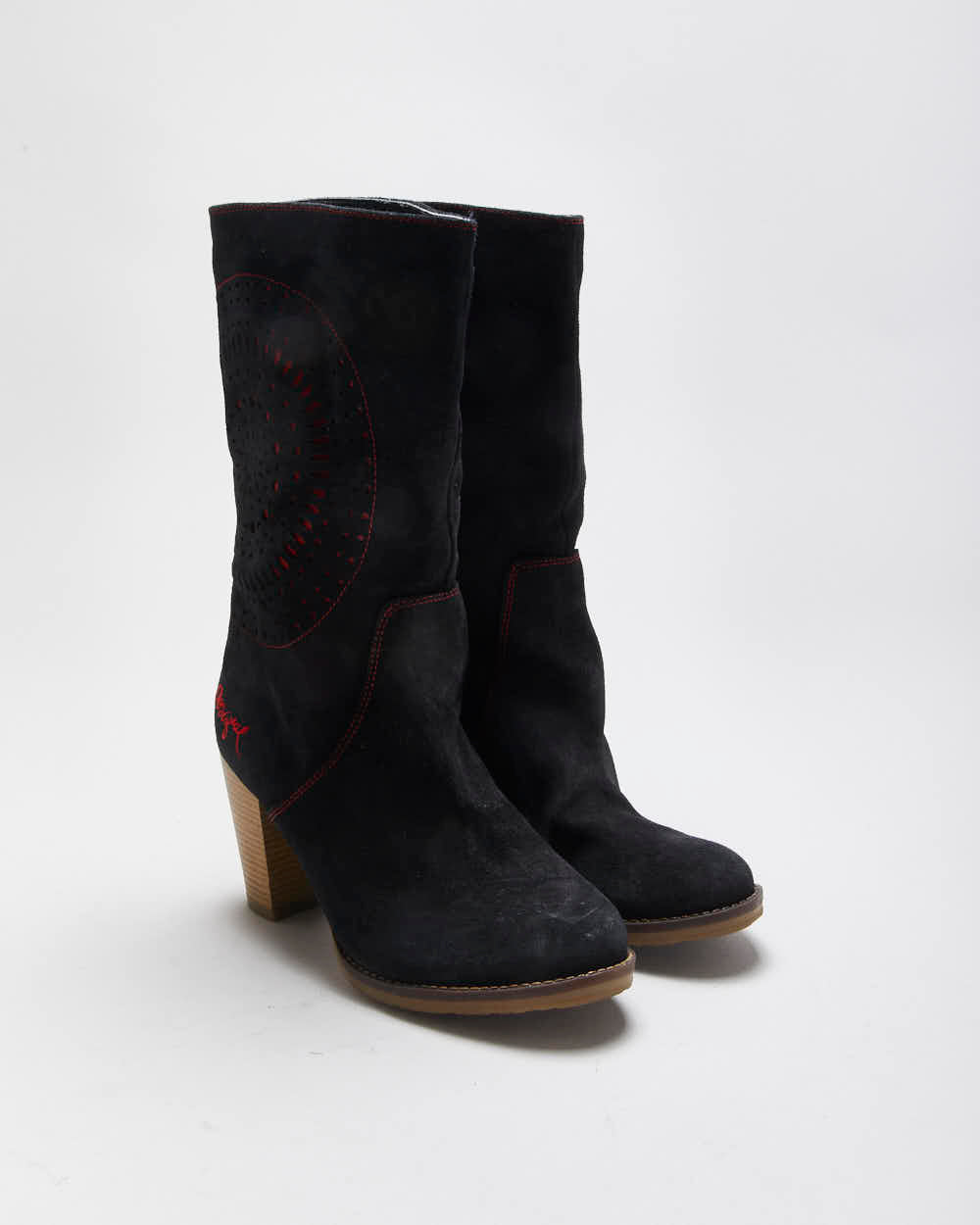 Vintage Y2k 00s Desigual Heeled Boots - UK7
