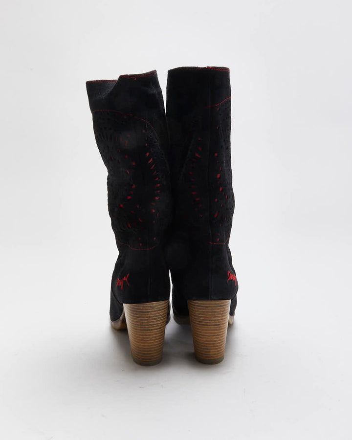 Vintage Y2k 00s Desigual Heeled Boots - UK7