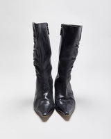 Vintage Y2k Seychelles Leather Synched Detail Boots - UK5.5