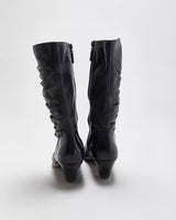 Vintage Y2k Seychelles Leather Synched Detail Boots - UK5.5